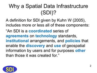 The Concepts of Spatial Data Infrastructure and components.ppt
