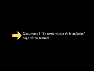 Document 3 “Le cercle vicieux de la déflation"
page 49 du manuel

 