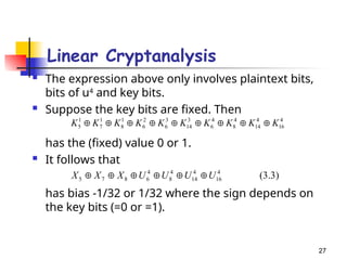 chap3.ppt Block ciphers ms the advanced encryption standard | PPT
