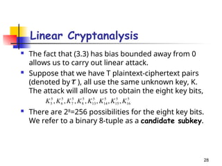 chap3.ppt Block ciphers ms the advanced encryption standard | PPT