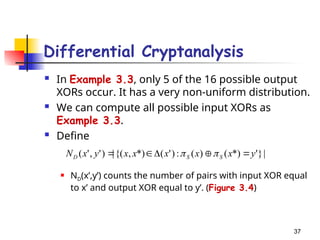 chap3.ppt Block ciphers ms the advanced encryption standard | PPT
