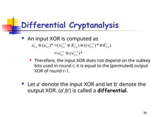 chap3.ppt Block ciphers ms the advanced encryption standard | PPT