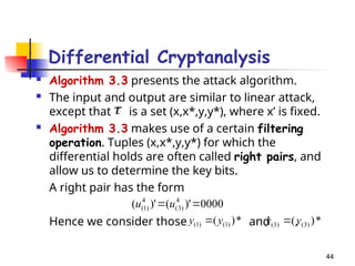 chap3.ppt Block ciphers ms the advanced encryption standard | PPT