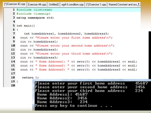 How To Use Setw In Dev C++ How To Use Setw In Dev C++