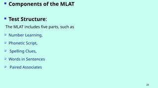 Mlat Test Example Presentation in class-- language aptitude.ppt