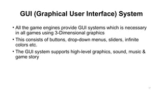 Chap 3 - Game Engine free ppt for your k | PPTX