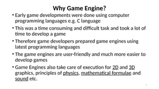 Chap 3 - Game Engine free ppt for your k | PPTX