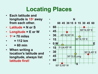 Chap 3 locating places | PPT | Geography | Science