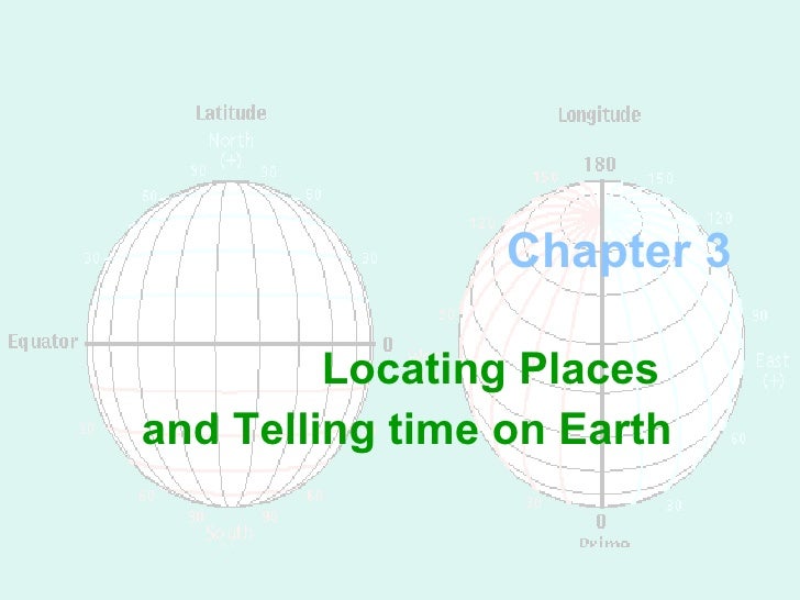 Chap 3 locating places