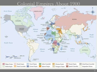 Colonial Empires About 1900 