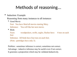 Reasoning And Inference Chap 3(1) Knowledge and Reasoning.pptx for use | PPTX