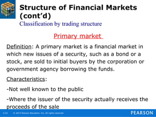 chap 3 (3).ppt - financial system and financial markets | PPT