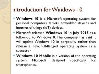 Chap 3A – Operating System and Virus (Windows 10).pptx