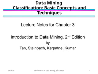 Comprehensive Overview of Classification Techniques in Data Mining | PPTX