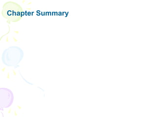 Chapter Summary
 