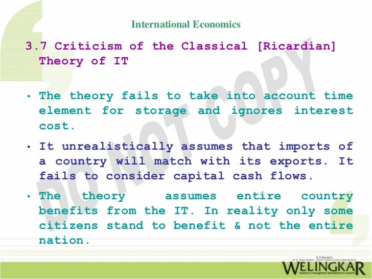 The Theory Of The Classical Theory