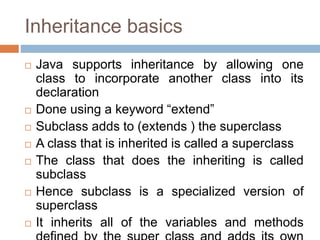 Chap3 inheritance | PPTX