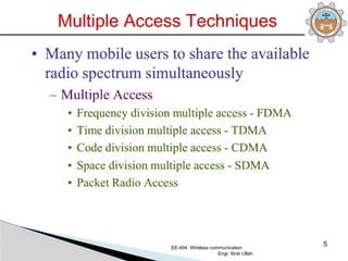 Comprehensive Overview of Multiple Access and Spread Spectrum ...