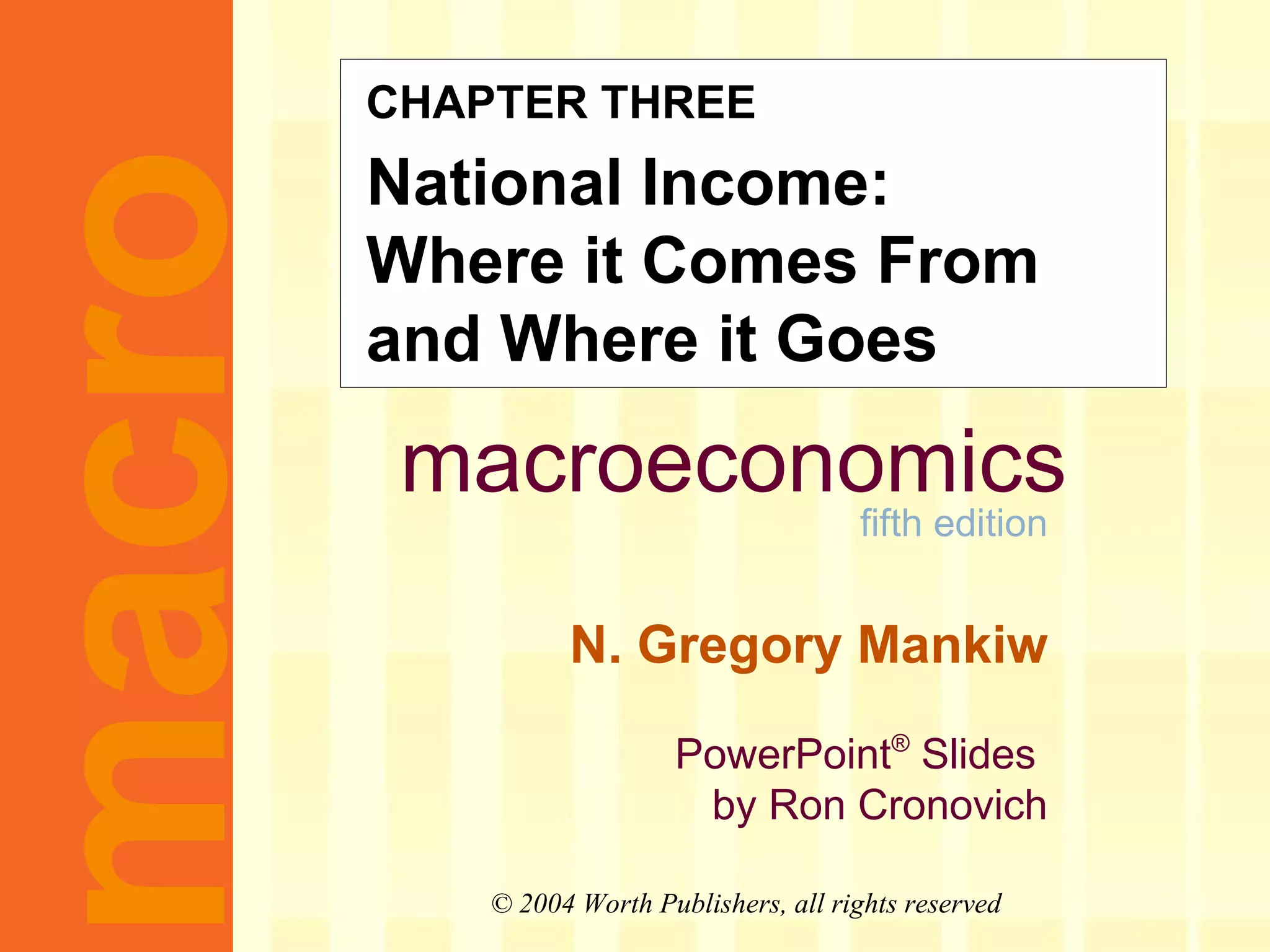 Chap3(national income) | PPT