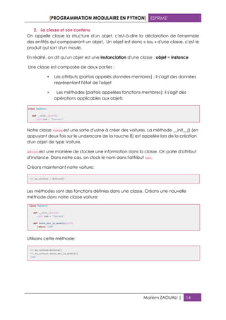 Chap3 programmation modulaire en python | PDF
