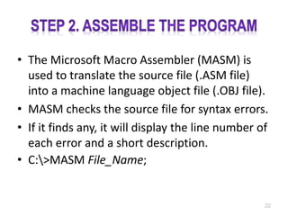 Assembly Language Programming By Ytha Yu, Charles Marut Chap 4 ...
