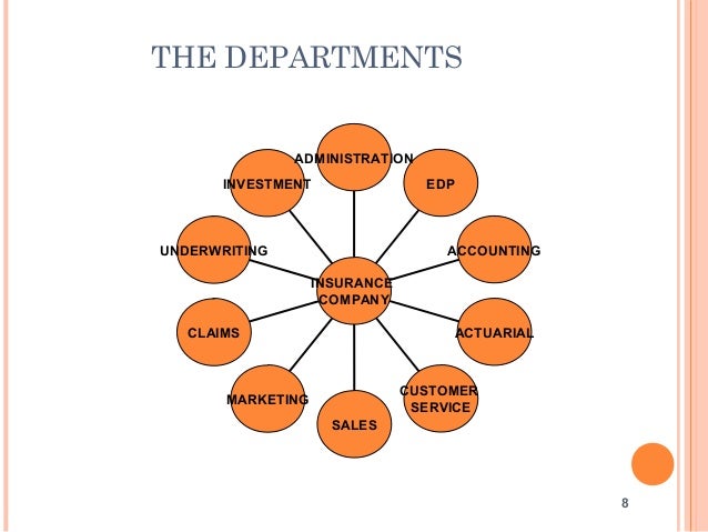 insurance company departments Chap 4 -_insurance_industry (2) insurance company departments Chap 4 -_insurance_industry (2)