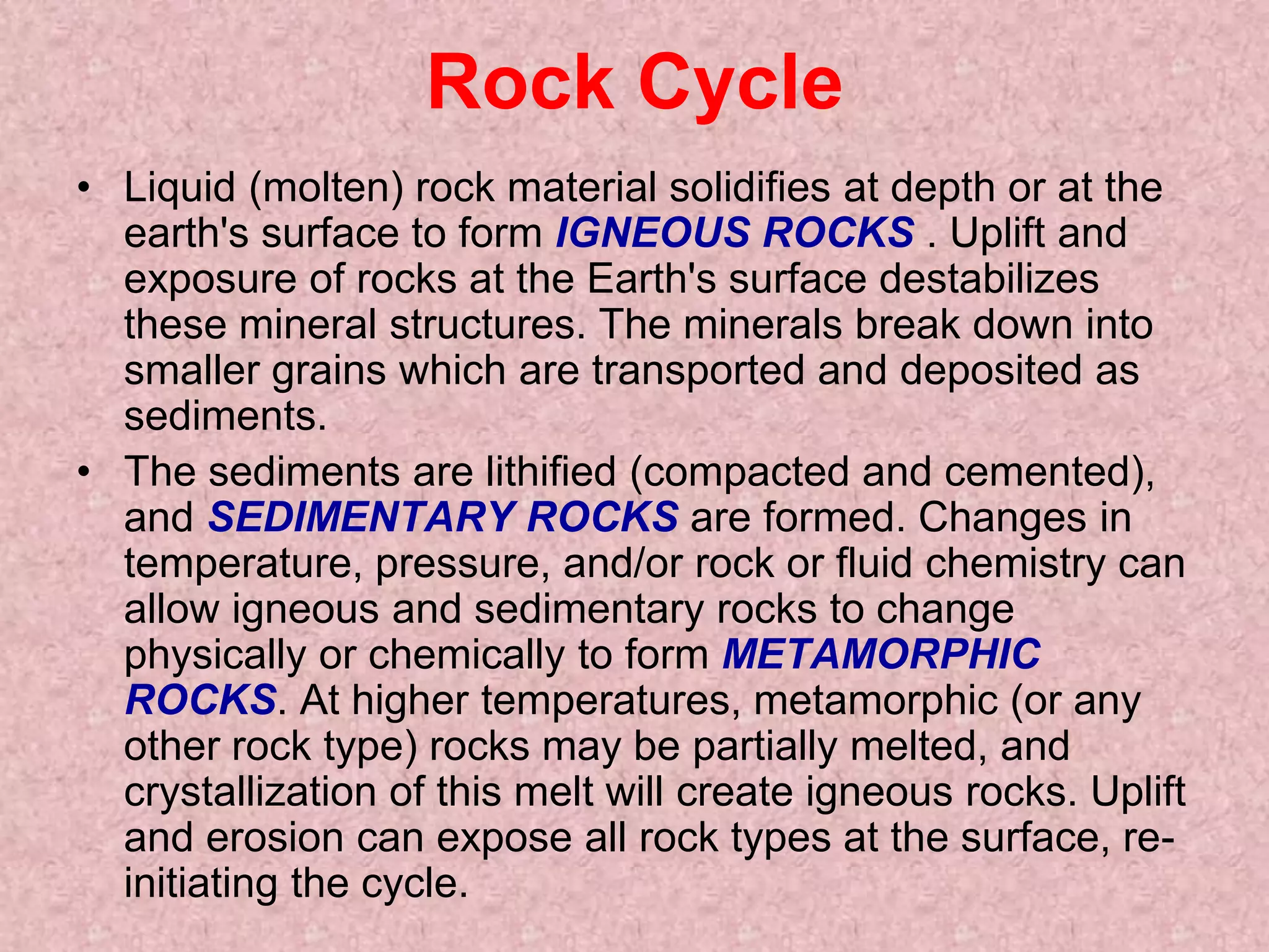 Chap 4 rocks and minerals | PPTX