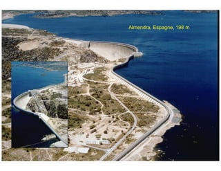 ÉC OLE POLY TEC HNIQUE
FÉDÉRALE D E LAUSANNE
Laboratoire de Constructions Hydrauliques
Barrages en béton
Barrages - voûtes
Almendra, Espagne, 198 m
 