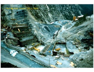 ÉC OLE POLY TEC HNIQUE
FÉDÉRALE D E LAUSANNE
Laboratoire de Constructions Hydrauliques
Barrages en béton
Barrages - voûtes
Punt dal Gall, Grison, 130 m,1968
 