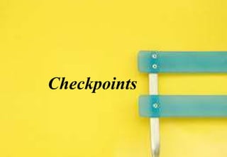 Checkpoints
 
