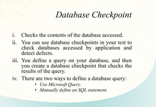 QSpiders - Chapter 4 Checkpoints | PPTX