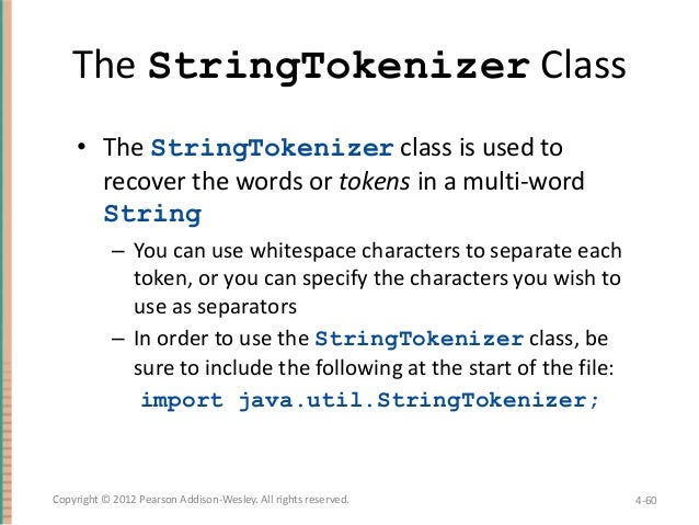 STRINGTOKENIZER CLASS IN JAVA EBOOK DOWNLOAD STRINGTOKENIZER CLASS IN JAVA EBOOK DOWNLOAD