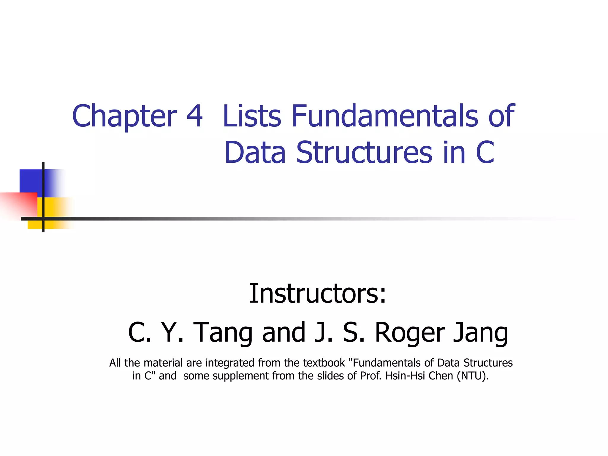 Chap 4 List of Data Structure.ppt