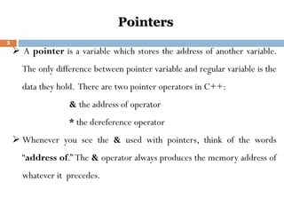 C++ computer language chapter 4 pointers.pdf