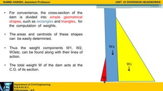 Types of Forces Acting on Gravity Dam | PPTX