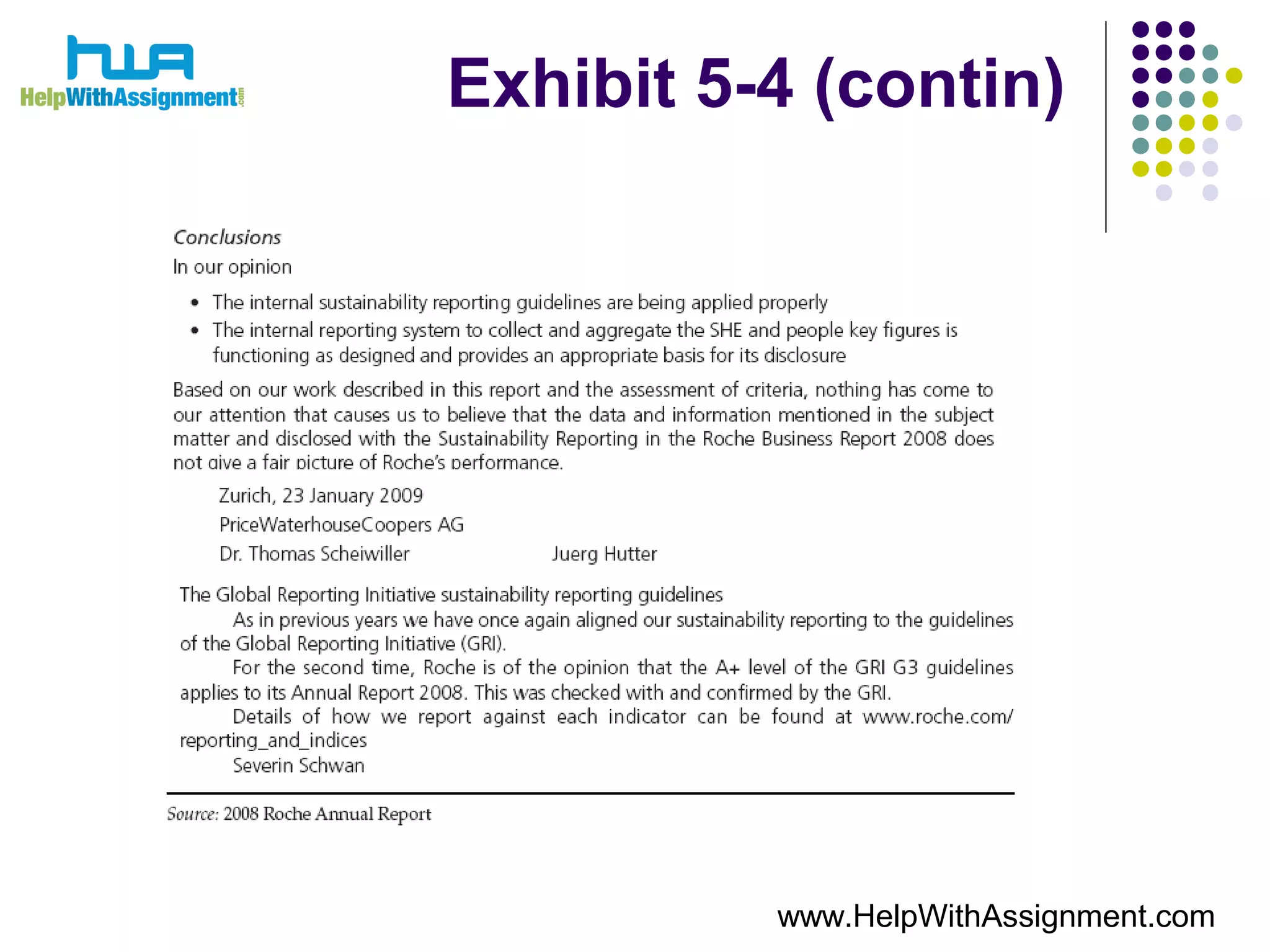 Exhibit 5-4 (contin)
www.HelpWithAssignment.com
 