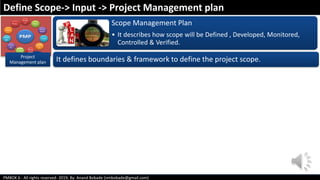 Chap 5.3 define scope | PDF