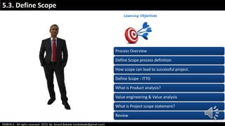Chap 5.3 define scope | PDF