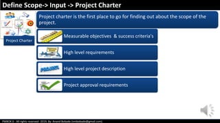 Chap 5.3 define scope | PDF