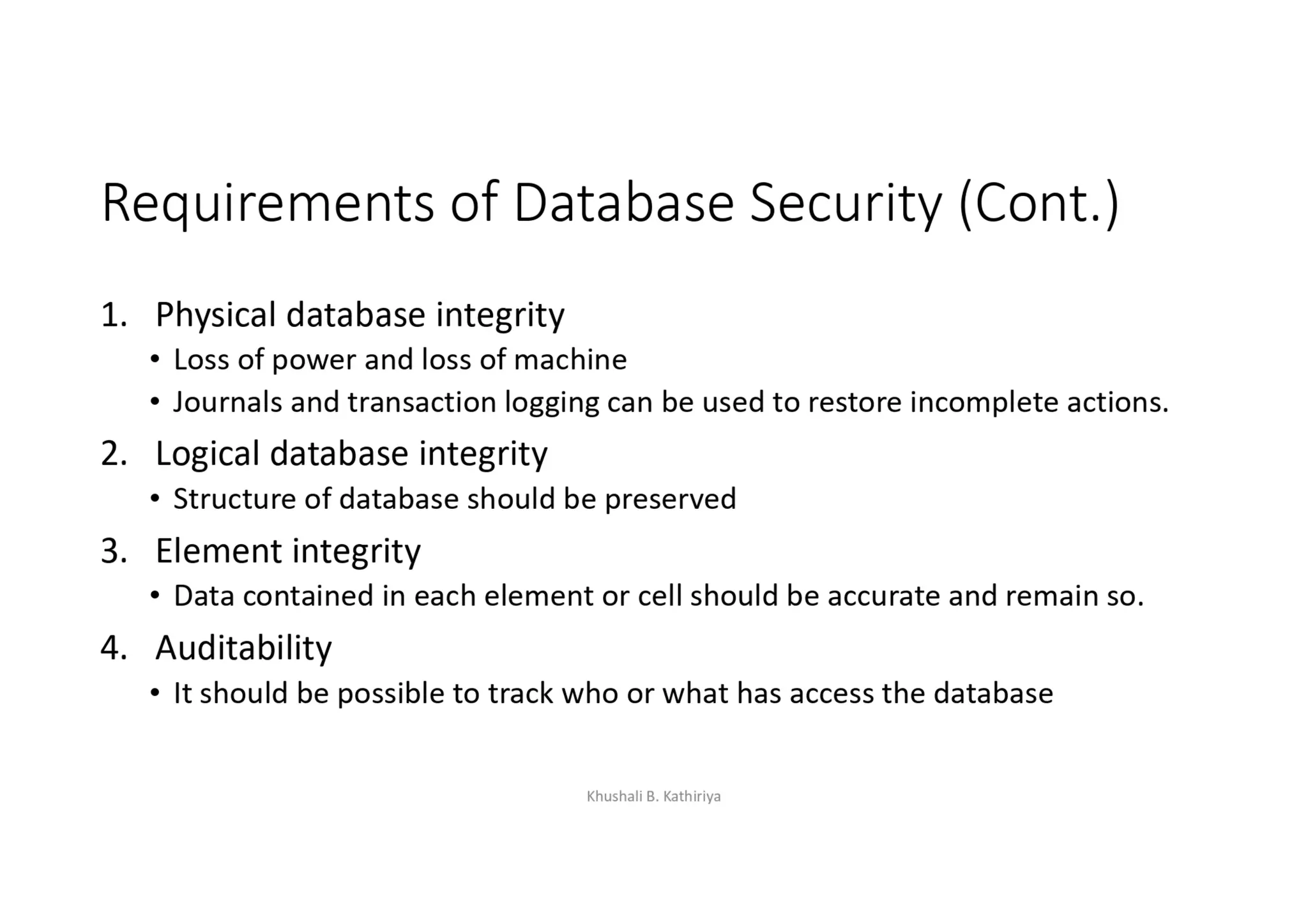 DDBMS_ Chap 5 Semantic Data Control | PDF