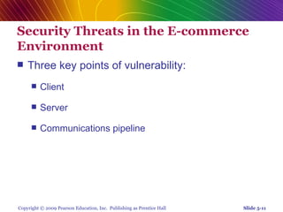 Chap 5   online security and payment systems