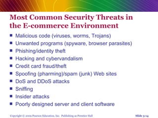 Chap 5   online security and payment systems