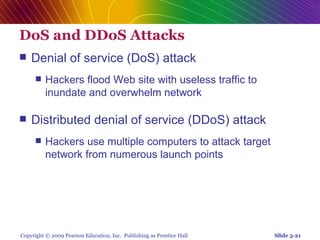 Chap 5   online security and payment systems