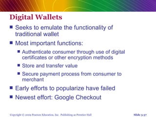 Chap 5   online security and payment systems