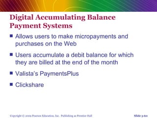 Chap 5   online security and payment systems