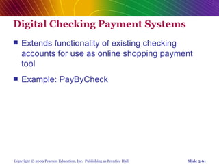 Chap 5   online security and payment systems