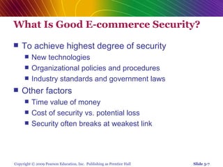 Chap 5   online security and payment systems