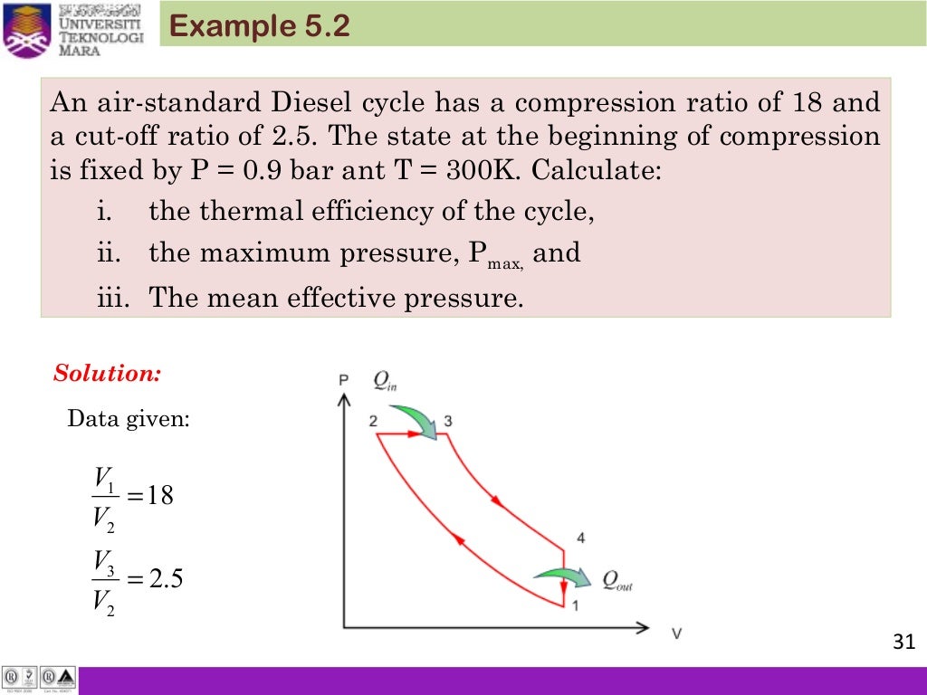 Thermodynamic Chapter 5 Air Standard Cycle
