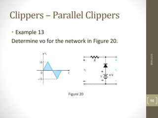 Parallel Clipper Examples Chapter 5: Diode | PDF | Chemistry | Science