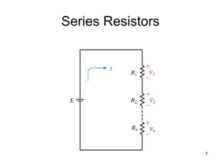 7
Series Resistors
 